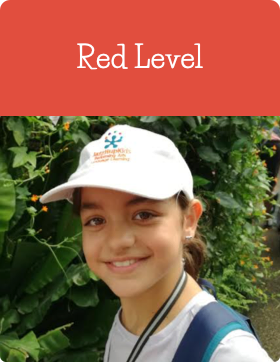 Red Age Level at Jazzitup Kids English Language Course